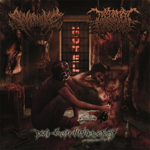 Clitoral Putrescence, Slamophiliac ‎– Dual Gimp Hysterectomy CD