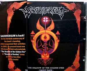 Sacriversum ‎– The Shadow Of The Golden Fire - Early Days CD