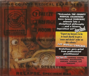 The County Medical Examiners - Olidous Operettas CD