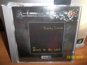 Bloody Climax - Back To The Wall CD